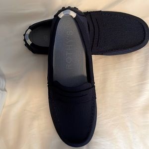 Rothy's Navy driving loafer 7.5 - this is 7.5 W - this shoe runs narrow